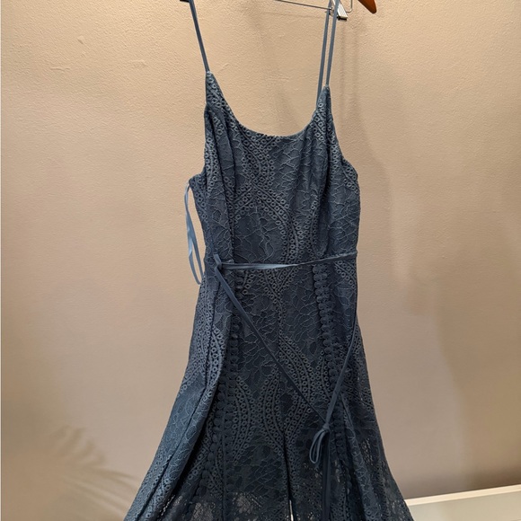 Palm Springs Lace Jumpsuit Midnight Blue - Picture 6 of 9